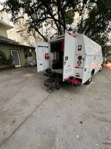 Magnet Plumbing service vehicle on-site for Water Heater Repair in Osceola Oaks