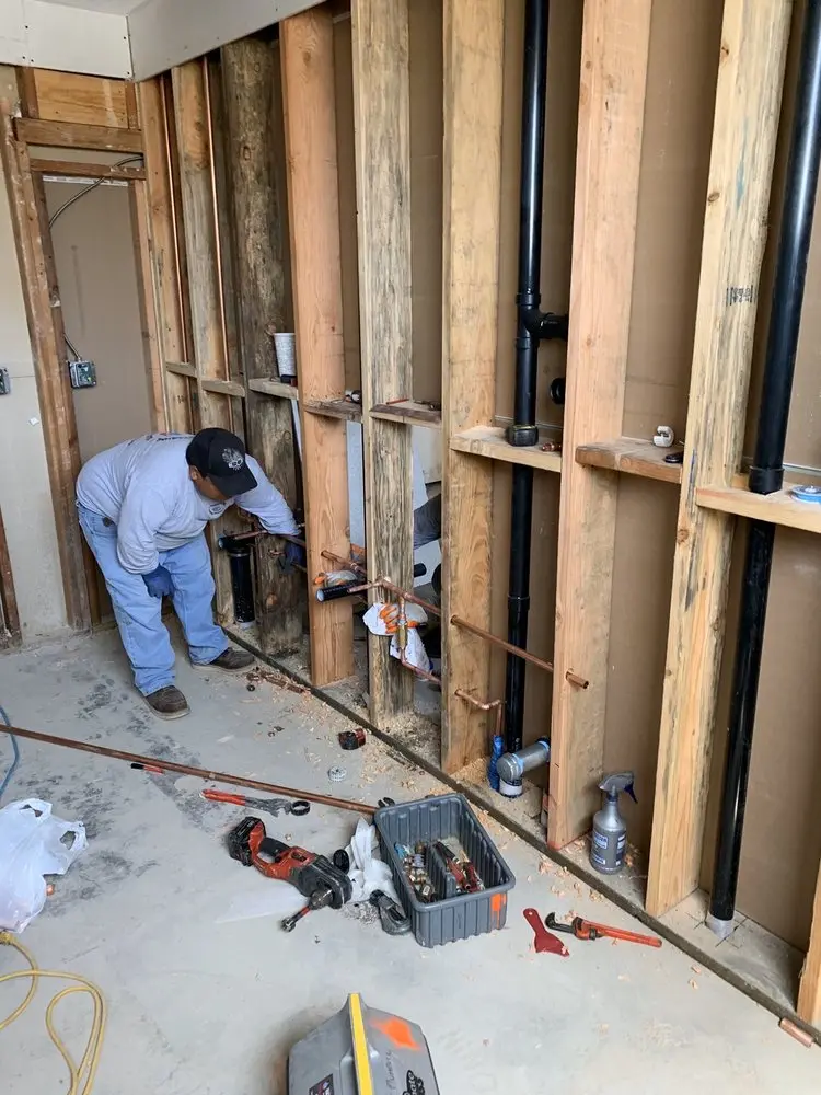 Commercial rough-in plumbing for Gas Line Repair in Osceola Oaks